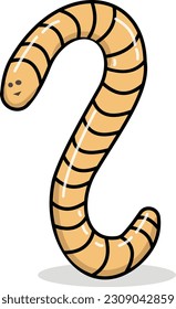 Discover the delightful world of a brown cartoon caterpillar! This adorable character, with its cute and cheerful expression, will bring joy to any artwork or project. With its playful and whimsical d