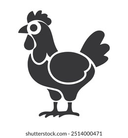 Discover detailed chicken silhouette vectors for use in logos, advertising, and web design. Perfect for branding, packaging, and digital media with a simple yet elegant style.