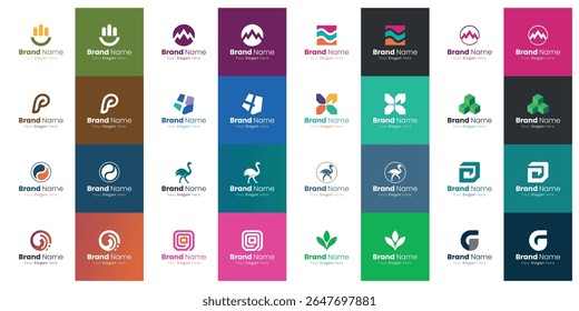 Discover a Diverse Collection of Modern Brand Identity Logo Design Examples for Inspiration