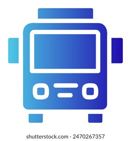 Discover the efficiency of transportation with our Transport Gradient Glyph Icon Set. This collection features solid icons with captivating color gradients, specifically designed for various transport