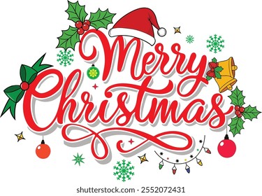 Discover elegant Christmas lettering and calligraphy vector illustrations. these festive typography designs are ideal for holiday cards, banners, invitations, and digital art projects, t shirt.