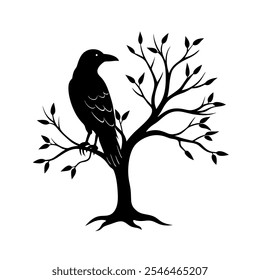 Discover elegant crow vector arts, ideal for wildlife-themed designs, nature illustrations, and gothic art projects. These versatile vector illustrations are perfect for posters, tattoos, logos, etc.