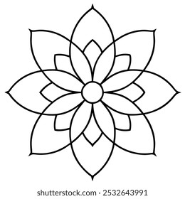 Discover exquisite traditional mandala art vector illustrations featuring intricate line art. Perfect for creative projects, these royalty-free vector designs are ideal for print, web.