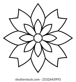 Discover exquisite traditional mandala art vector illustrations featuring intricate line art. Perfect for creative projects, these royalty-free vector designs are ideal for print, web.