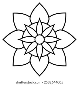 Discover exquisite traditional mandala art vector illustrations featuring intricate line art. Perfect for creative projects, these royalty-free vector designs are ideal for print, web.