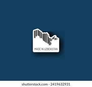 Discover fascinating sticker designs with barcodes in the shape of a map of China. Enhance your projects with visual perfection. Buy now!