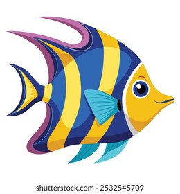 Discover funny angel fish vector illustrations, including line art, silhouettes, and logo icons. Perfect for clipart, logos, and creative designs. Ideal for both digital and print projects.