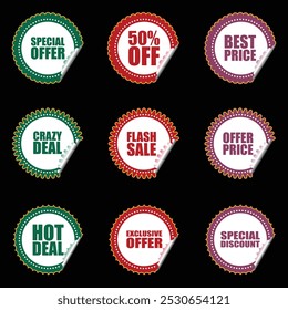 Discover high-quality discount sticker sets perfect for sales, promotions, and special offers. Eye-catching designs, customizable options, and bulk packs available to boost your retail or online.