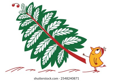 Discover how to create a funny and festive Christmas with English holly leaves and white-themed decorations. Perfect for adding charm and humor to your holiday season