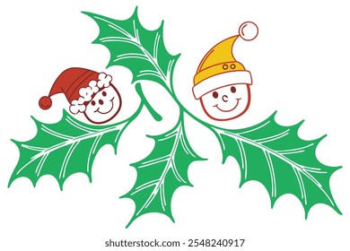 Discover how to create a funny and festive Christmas with English holly leaves and white-themed decorations. Perfect for adding charm and humor to your holiday season