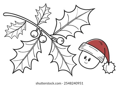 Discover how to create a funny and festive Christmas with English holly leaves and white-themed decorations. Perfect for adding charm and humor to your holiday season