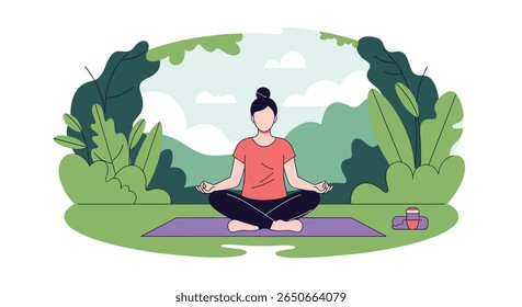 Discover inner peace and serenity through mindful meditation and gentle yoga in a beautiful natural setting