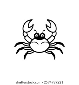 Discover an intricate crab zentangle art illustration, isolated on a white background. Perfect for creative projects, tattoos, decor, and more, this detailed vector design exudes elegance and style.