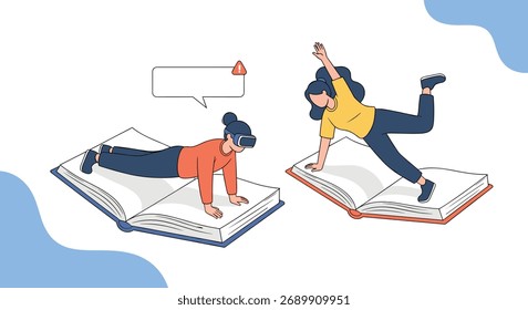 Descubra la alegría de leer y hacer ejercicio juntos para una mente y un cuerpo más sanos.
