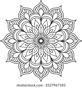 Descubra la alegría de colorear sin estrés con nuestros intrincados diseños de mandala. Perfecto para la relajación, la creatividad, el mendi, el tatuaje, la henna y mejorar sus habilidades artísticas!