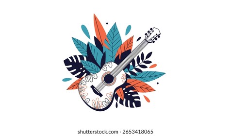 Descubra os ritmos alegres e melodias da música de ukulele havaiana e as vibrações das ilhas tropicais