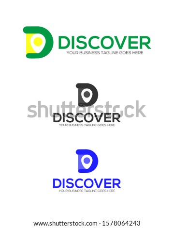 Discover with Letter D Modern Logo Design