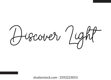 Discover Light Stylish Text Typography Of Travel Quote