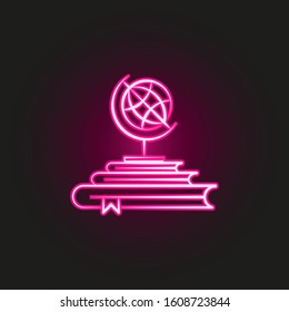 discover neon style icon. Simple thin line, outline vector of education icons for ui and ux, website or mobile application