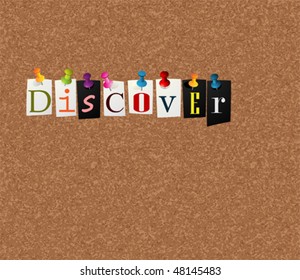 discover notice concept