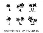 Discover our bundle of palm tree logo vector illustrations, ideal for tropical-themed designs. Perfect for branding, icons, and more. High-quality, editable digital files