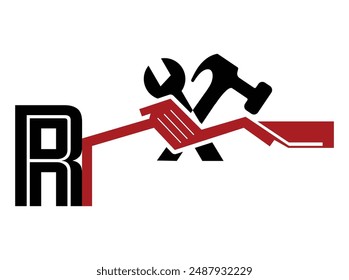 Discover our construction company logo vector, designed to symbolize strength and reliability. Featuring a bold, modern design, perfect for building contractors, construction firms, and engineering R