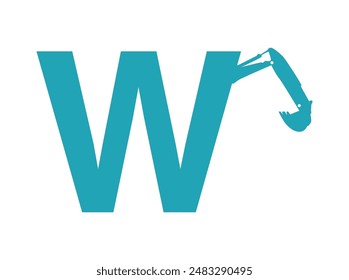 Discover our construction logo vector featuring an excavator arm. Designed to symbolize strength and precision, it's perfect for construction companies, heavy machinery services, and building w