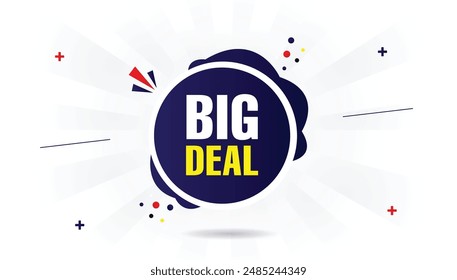 Discover our exclusive Big Deal Banner with a clean white background. Don't miss this opportunity! #big #sale #banner