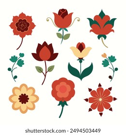 Descubra nuestro exquisito "Antiguas Victorian Flowers Clip Art Vector Set" con intrincados diseños florales perfectos para la elaboración, reserva de chatarra y decoración. Añade elegancia atemporal a tus proyectos.