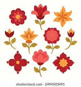 Descubra nuestro exquisito "Antiguas Victorian Flowers Clip Art Vector Set" con intrincados diseños florales perfectos para la elaboración, reserva de chatarra y decoración. Añade elegancia atemporal a tus proyectos.