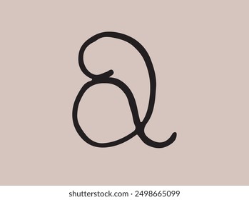 Discover our hand-drawn logo, designed to bring a personal and artistic touch to your brand. Featuring unique, handcrafted elements, perfect for creative businesses, artisanal products, and boutique q