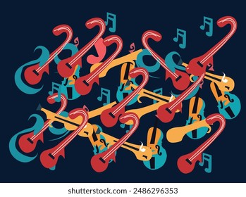 Discover our music pattern logo vector, designed to symbolize rhythm and harmony. Featuring a dynamic, artistic design, perfect for music festivals, bands, and audio-related businesses A