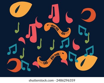 Discover our music pattern logo vector, designed to symbolize rhythm and harmony. Featuring a dynamic, artistic design, perfect for music festivals, bands, and audio-related businesses F