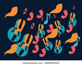 Discover our music pattern logo vector, designed to symbolize rhythm and harmony. Featuring a dynamic, artistic design, perfect for music festivals, bands, and audio-related businesses E