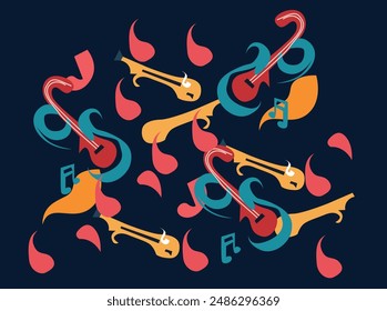 Descubra nuestro Vector de logotipo de patrón de música, diseñado para simbolizar el ritmo y la armonía. Con un diseño dinámico y artístico, perfecto para festivales de música, bandas y negocios relacionados con el audio G