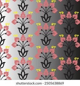 Discover our new vector designs blending abstract floral patterns with vintage charm and gradient hues. These seamless patterns offer a modern twist on classic elegance for versatile applications.