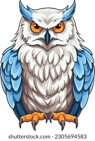 Discover our snowy owl vector art, capturing the arctic's mystique in each detail. Perfect for bringing a touch of wintry elegance to your designs.