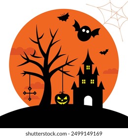 Discover our Spider Webs Halloween Elements Vector Illustration, perfect for adding a spooky touch to your Halloween designs. This detailed graphic is ideal for decorations, invitations, and more.