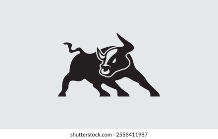 Discover our striking "Bull Strong Head" stock image, perfect for representing strength, power, resilience, and courage. Ideal for logos, branding, or creative projects.