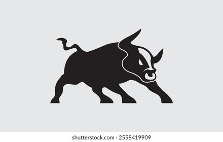 Discover our striking "Bull Strong Head" stock image, perfect for representing strength, power, resilience, and courage. Ideal for logos, branding, or creative projects