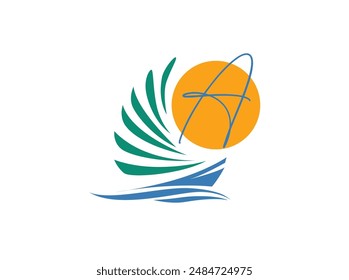 Discover our travel agency logo vector, designed to symbolize adventure and relaxation. Featuring a vibrant, inspiring design, perfect for vacation planners, travel consultants, and tourism services A