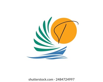 Discover our travel agency logo vector, designed to symbolize adventure and relaxation. Featuring a vibrant, inspiring design, perfect for vacation planners, travel consultants, and tourism services T