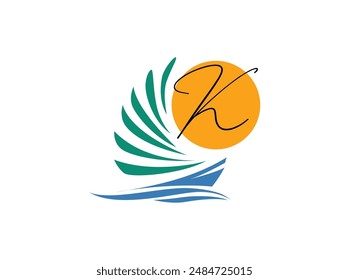 Discover our travel agency logo vector, designed to symbolize adventure and relaxation. Featuring a vibrant, inspiring design, perfect for vacation planners, travel consultants, and tourism services K