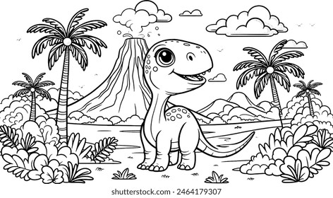 Discover the Parasaurolophus in this fun and educational coloring book! Perfect for kids and dinosaur enthusiasts, filled with detailed illustrations for hours of creative enjoyment