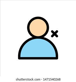 Discover People, Twitter, Sets  Flat Color Icon. Vector icon banner Template