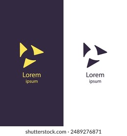 Discover the perfect abstract logo for your business. This modern, high-quality vector design is ideal for any brand. Customize the colors and add your name easily to make it uniquely yours.