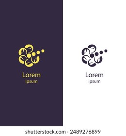 Discover the perfect abstract logo for your business. This modern, high-quality vector design is ideal for any brand. Customize the colors and add your name easily to make it uniquely yours.