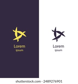 Discover the perfect abstract logo for your business. This modern, high-quality vector design is ideal for any brand. Customize the colors and add your name easily to make it uniquely yours.