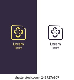Discover the perfect abstract logo for your business. This modern, high-quality vector design is ideal for any brand. Customize the colors and add your name easily to make it uniquely yours.