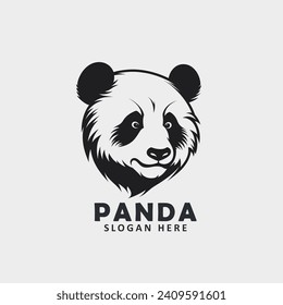 Descubra la mezcla perfecta de fiereza y cortesía con nuestra plantilla de diseño de logotipo para vector de panda facial enojado. ¡Cree hoy una identidad de marca sorprendente!